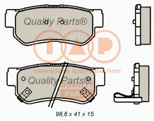 Brake Pad Set, disc brake (704-07001)