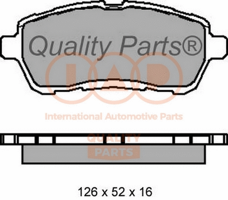 Brake Pad Set, disc brake (704-03100)