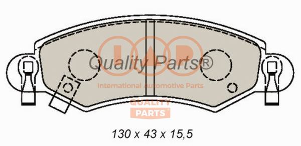 Brake Pad Set, disc brake (704-16097X)