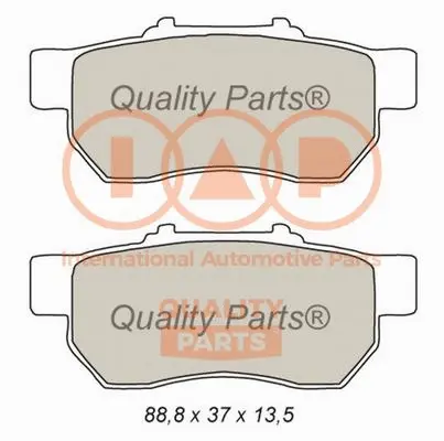 Brake Pad Set, disc brake (704-06016)