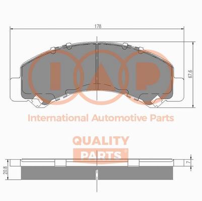 Brake Pad Set, disc brake (704-09094X)