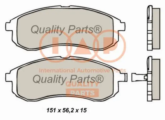Brake Pad Set, disc brake (704-12033)