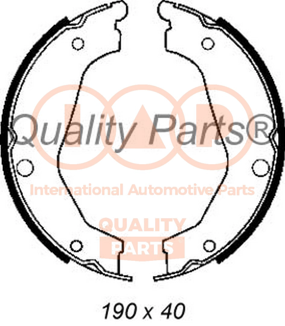 Brake Shoe Set, parking brake