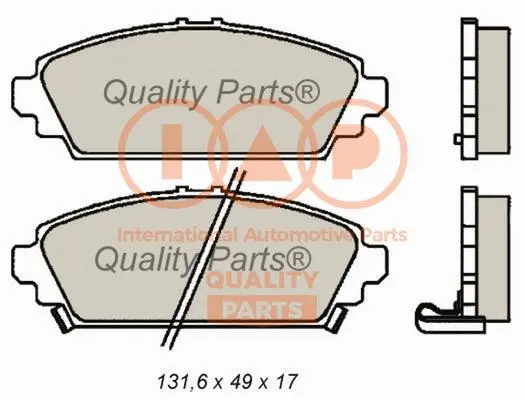 Brake Pad Set, disc brake (704-06037)