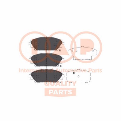 Brake Pad Set, disc brake (704-11029X)