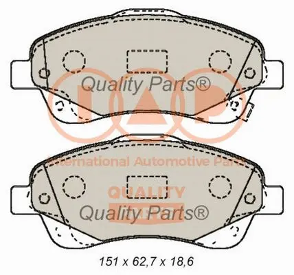 Brake Pad Set, disc brake (704-17182)