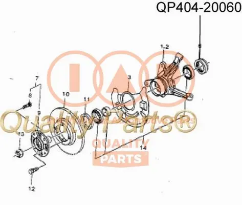 Shaft Seal, wheel hub (404-20060)