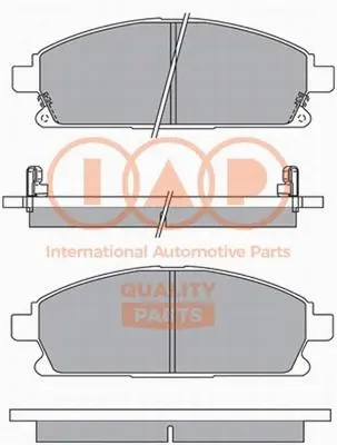 Brake Pad Set, disc brake (704-13100P)