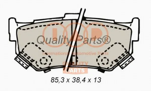 Brake Pad Set, disc brake (704-16062)