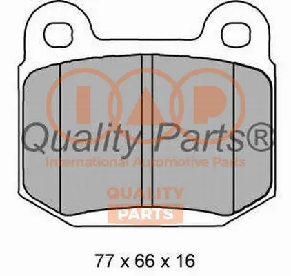 Brake Pad Set, disc brake (704-12098)