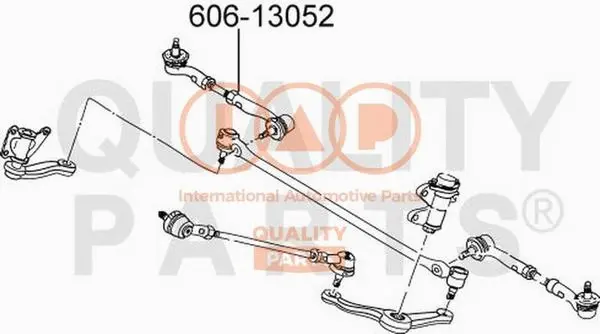 Angled Ball Joint, steering drag link (606-13052)