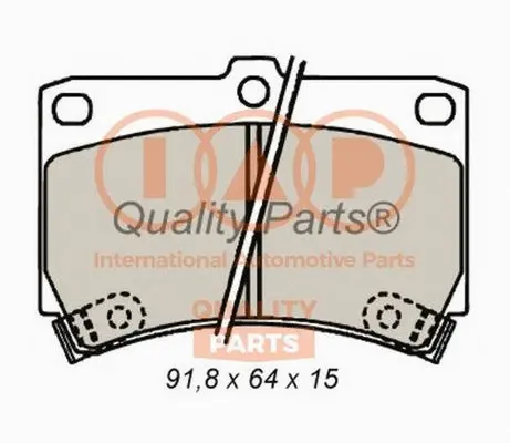 Brake Pad Set, disc brake (704-21070)
