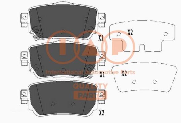 Brake Pad Set, disc brake (704-13112X)