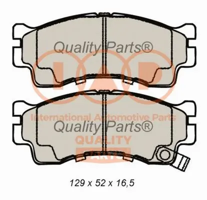 Brake Pad Set, disc brake (704-21076)