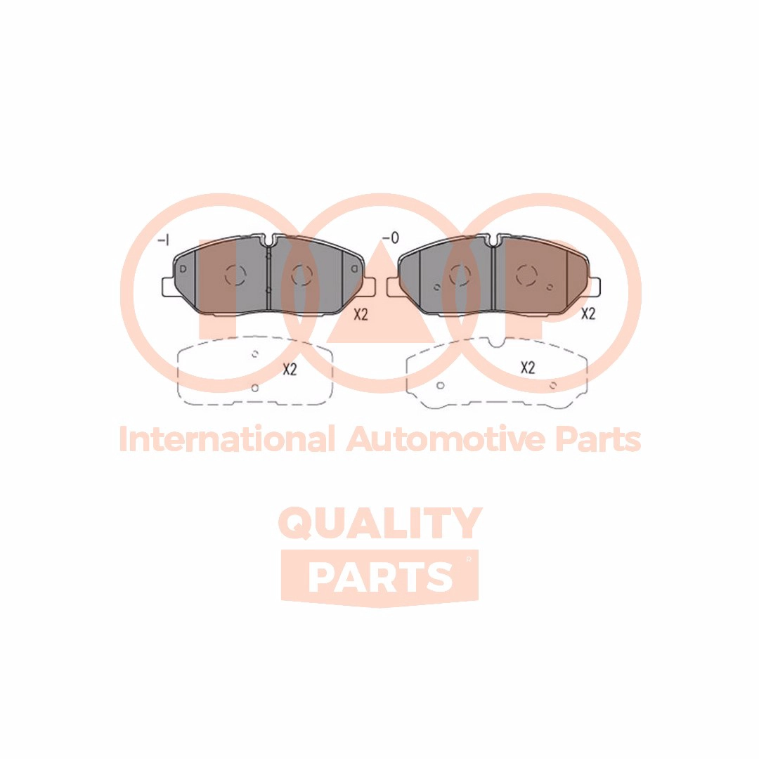 Brake Pad Set, disc brake (704-07161X)