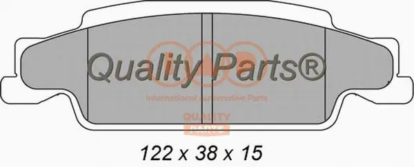 Brake Pad Set, disc brake (704-00053)