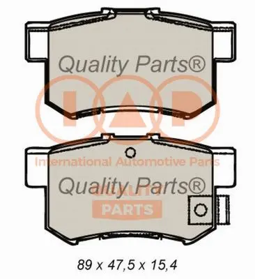 Brake Pad Set, disc brake (704-06022)