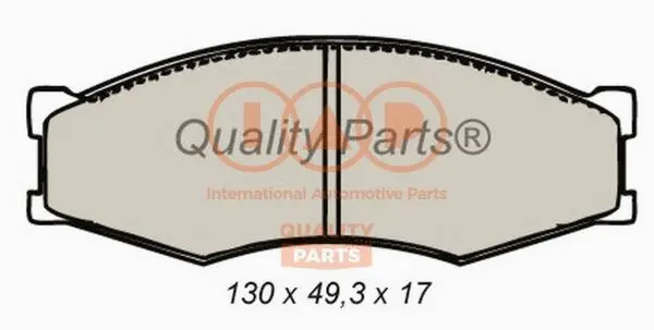 Brake Pad Set, disc brake (704-13040)