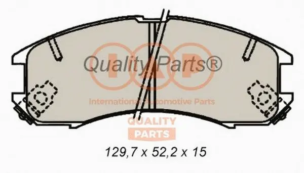 Brake Pad Set, disc brake (704-11052)