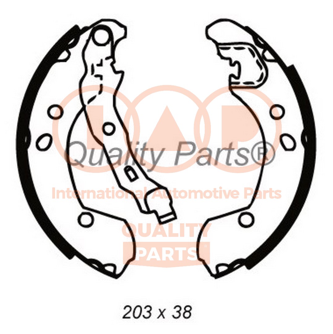 Brake Shoe Set (705-13093X)