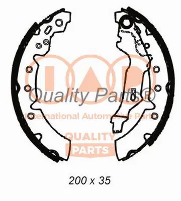 Brake Shoe Set (705-17081)