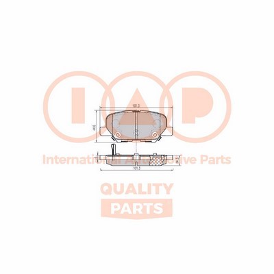 Brake Pad Set, disc brake (704-11151X)