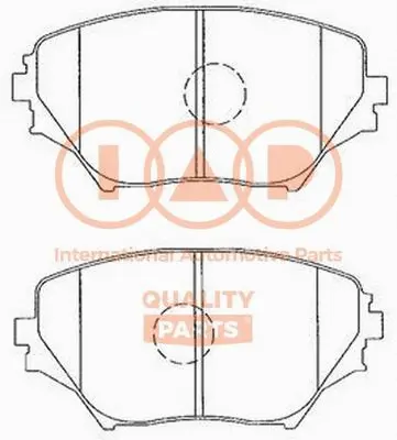 Brake Pad Set, disc brake (704-17056P)