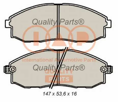 Brake Pad Set, disc brake (704-07061)