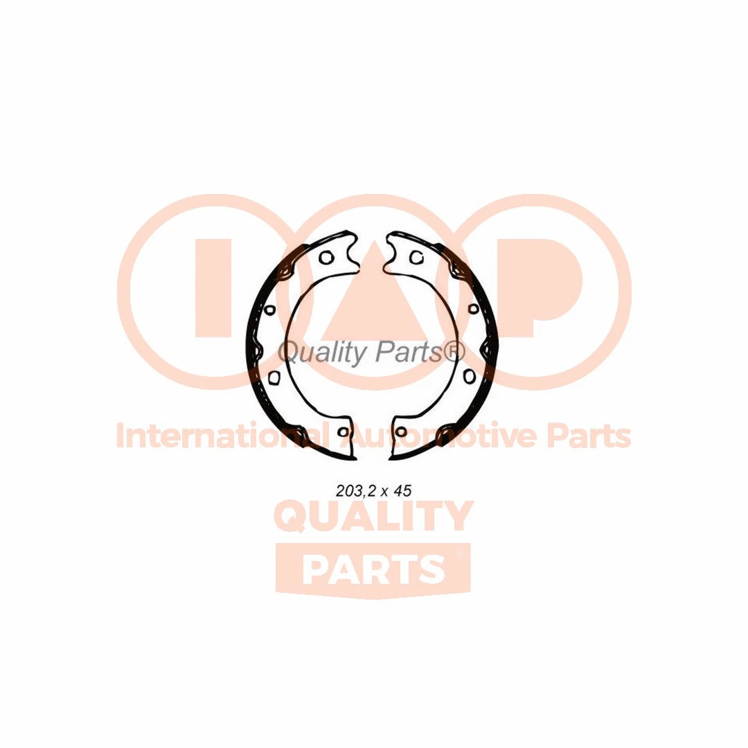 Brake Shoe Set, parking brake