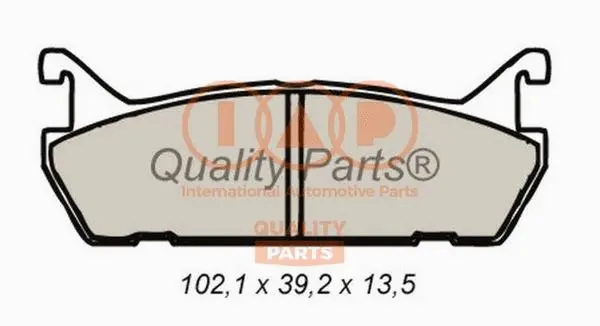 Brake Pad Set, disc brake (704-16092)