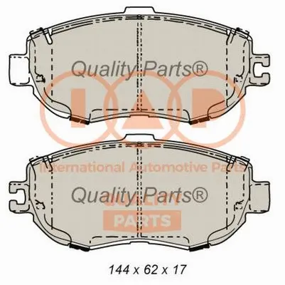 Brake Pad Set, disc brake (704-17140)