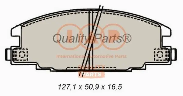 Brake Pad Set, disc brake (704-09011)