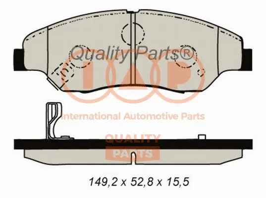 Brake Pad Set, disc brake (704-21021)