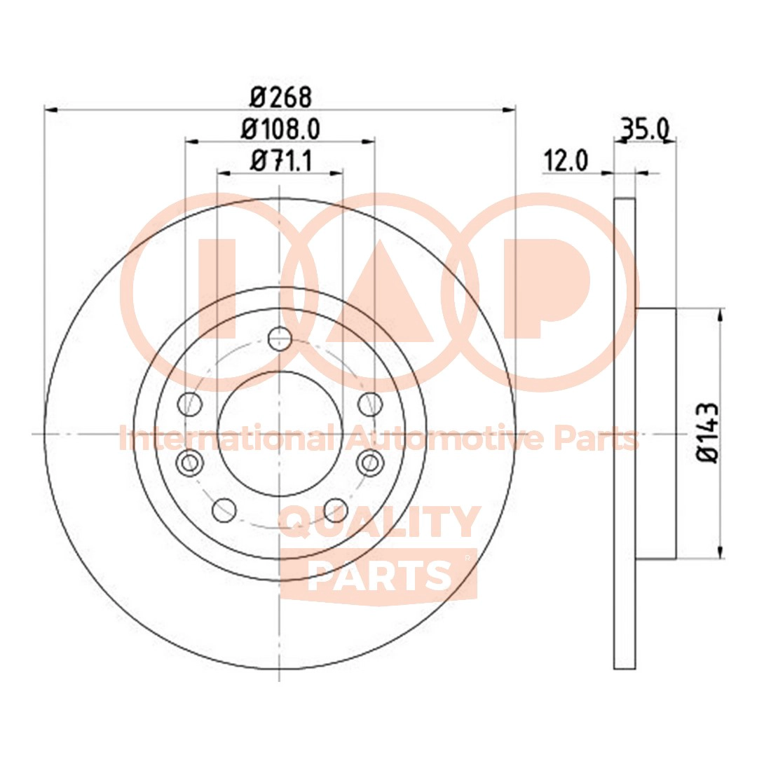 Brake Disc (709-52031)