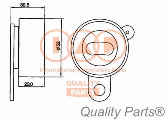 Tensioner Pulley, timing belt (127-17094)