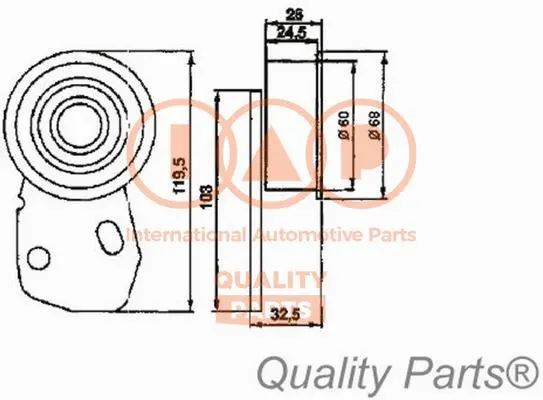 Tensioner Pulley, timing belt