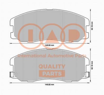 Brake Pad Set, disc brake (704-20090X)