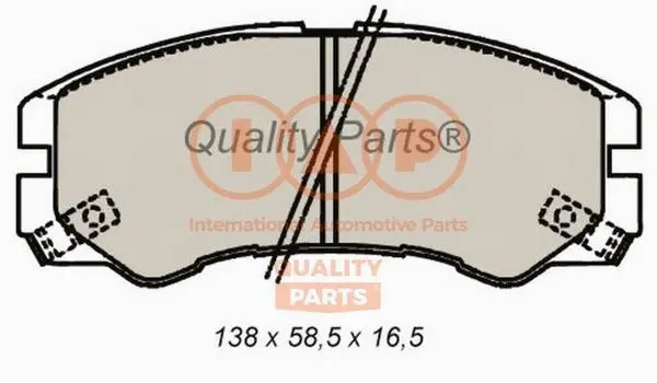 Brake Pad Set, disc brake (704-09013)