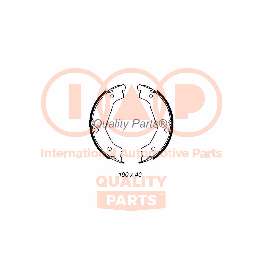 Brake Shoe Set, parking brake