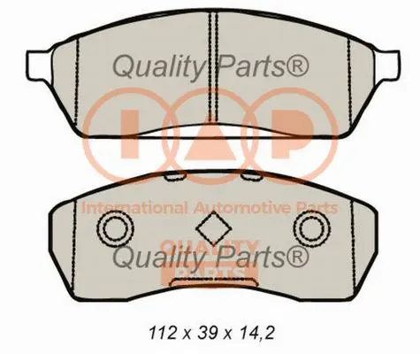 Brake Pad Set, disc brake (704-15060)