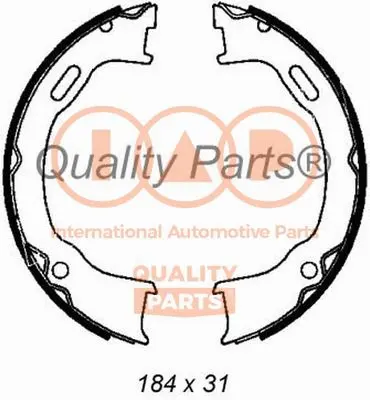 Brake Shoe Set, parking brake (705-10047)