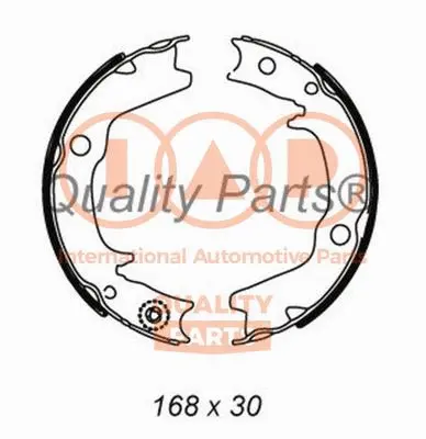 Brake Shoe Set, parking brake (705-12035)