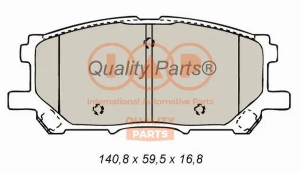 Brake Pad Set, disc brake (704-17132P)