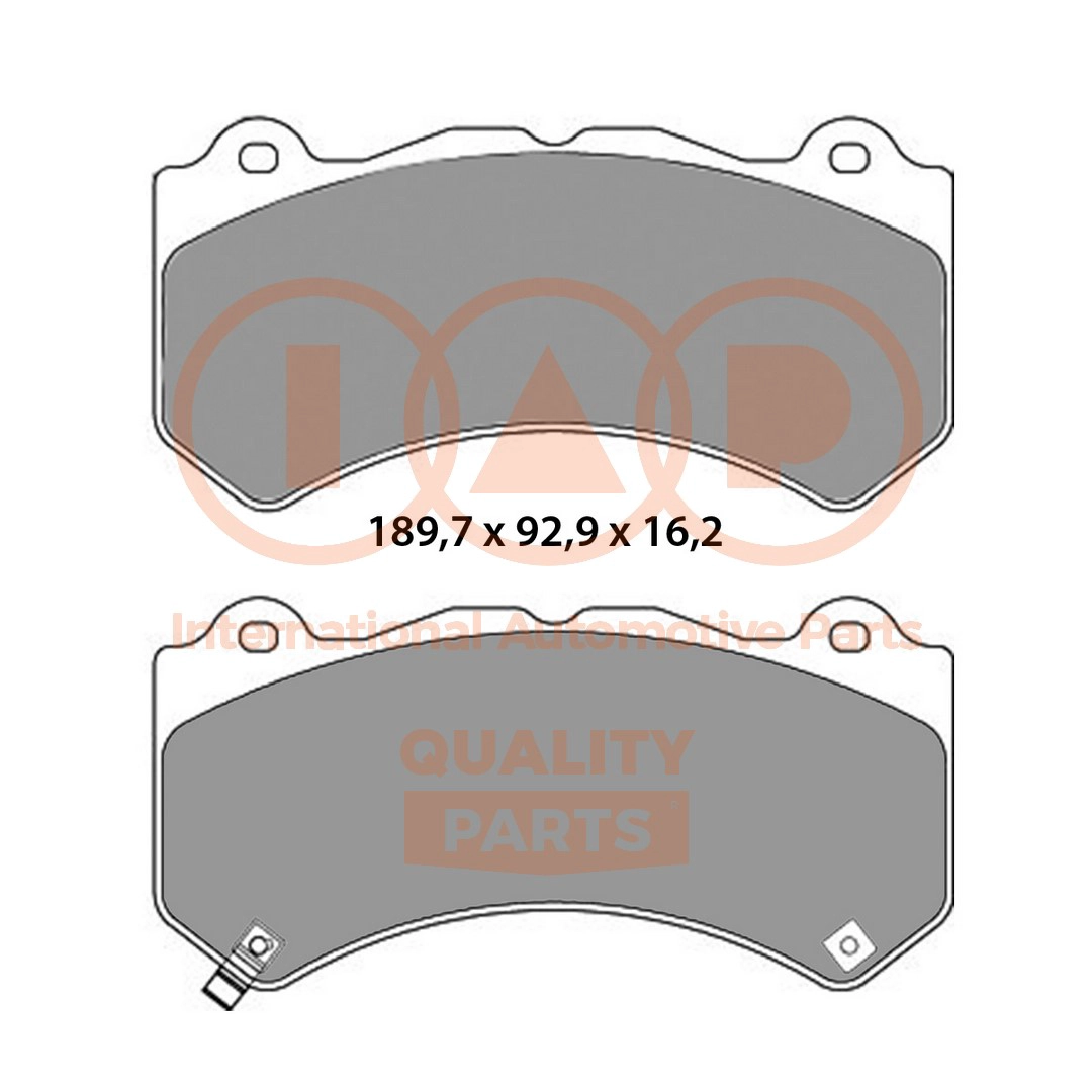 Brake Pad Set, disc brake (704-13240)