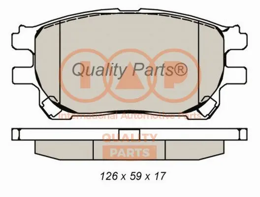 Brake Pad Set, disc brake (704-17074)