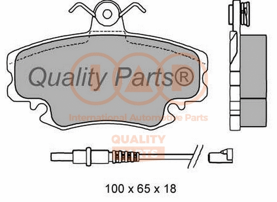 Brake Pad Set, disc brake (704-13165)