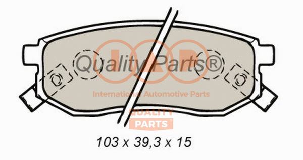 Brake Pad Set, disc brake (704-21045X)