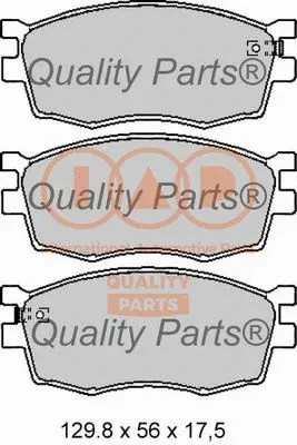 Brake Pad Set, disc brake (704-21072)