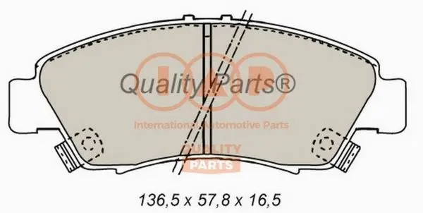 Brake Pad Set, disc brake (704-06017)