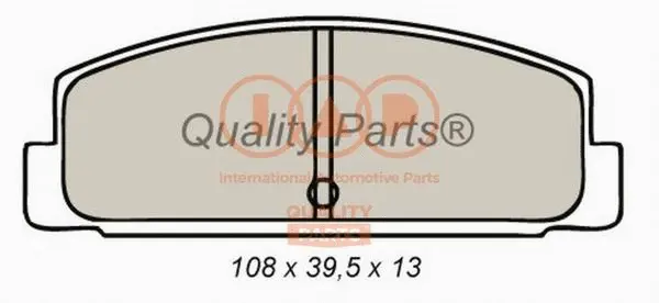 Brake Pad Set, disc brake (704-11026)